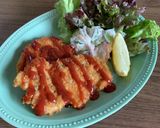 チキンカツのバーベキューソース作り方10写真