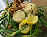 Garlic scape pesto作り方4写真