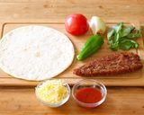 甘辛さばカツのイタリアンさばカツピザ作り方2写真
