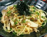キノコの和風パスタ作り方7写真