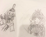 ひな祭り☆鬼滅の刃 伊黒さんと蜜璃ちゃん作り方2写真