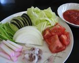トマトたっぷり皿うどん作り方3写真