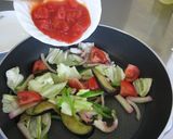 トマトたっぷり皿うどん作り方4写真