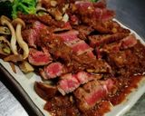 祝のステーキ！w❨(@≧↺≦@)❩w祝ノ作り方4写真