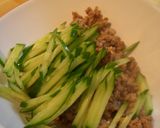 ★納豆とひき肉のレタス包みサラダ★作り方4写真