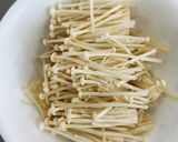 簡単!しらすときのこのめんつゆ和え作り方1写真