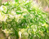 サバ缶と葱でチョー簡単な米粉のお好み焼き作り方1写真