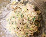 サバ缶と葱でチョー簡単な米粉のお好み焼き作り方2写真