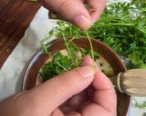 パセリとにんにくのスープ作り方1写真