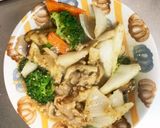 簡単ピリ辛味噌炒め味豚こま大根青椒肉絲風作り方14写真