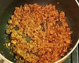 里芋の肉味噌絡め作り方6写真
