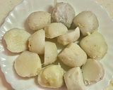 里芋の肉味噌絡め作り方7写真