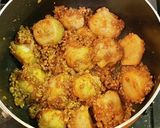 里芋の肉味噌絡め作り方9写真