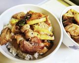豚バラ肉ときのこのどんぶり作り方6写真