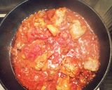 簡単☆鶏肉とマッシュルームのトマトパスタ作り方3写真