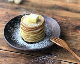 もっちり！食物繊維たっぷりパンケーキ！作り方4写真