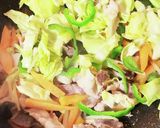 生姜入り焼きビーフン作り方3写真