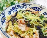 コウサイタイ（紅菜苔）の塩焼きそば作り方6写真