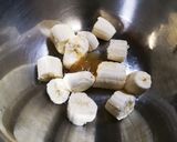 チョコバナナ！マフィン。作り方1写真