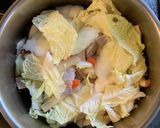 野菜たっぷり、我が家の中華スープ作り方2写真