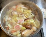 野菜たっぷり、我が家の中華スープ作り方3写真