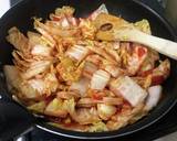 白菜くたくた イタリアンパスタ作り方3写真