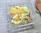 白菜（キャベツ）と鯖缶と柑橘のサラダ作り方9写真