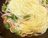 フキノトウのペペロンチーノ作り方8写真