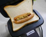 ハーフホットサンド！シャウエッセン作り方1写真