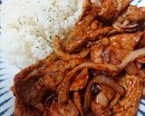 ★豚モモ肉のケチャップポン酢焼き♪作り方6写真