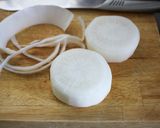 おかかガーリックのふろふき大根作り方1写真