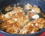 鶏むね肉一枚で！ガーリッククリスピーチキン作り方6写真