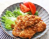 鶏むね肉一枚で！ガーリッククリスピーチキン作り方7写真