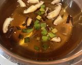 椎茸の戻し汁で中華なかき玉汁作り方2写真