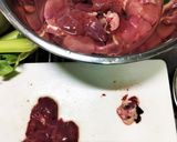 野菜と鶏レバーのウスターソース煮作り方1写真