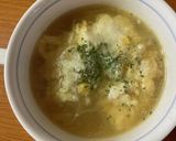 フワフワたまごのオニオンスープ作り方5写真