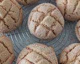 【ヘルシー】春のいちごメロンパン作り方12写真