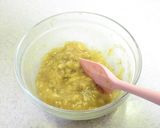 バナナと大麦のビーガンケーキ（炊飯器）作り方3写真