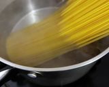 ホタルイカと春菊の春の風香る和風パスタ作り方6写真