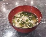 寒い日にぴつたり！ワカメと卵のスープ！作り方6写真