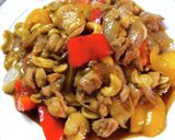 ♬鶏肉とパプリカのカシューナッツ炒め♬作り方8写真
