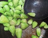 つぼみ菜と高野豆腐のマイルド麻婆豆腐作り方2写真