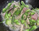 つぼみ菜と高野豆腐のマイルド麻婆豆腐作り方4写真
