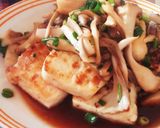 キノコたっぷり豆腐ステーキ作り方8写真