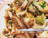 キノコたっぷり豆腐ステーキ作り方9写真