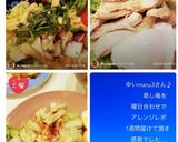 レンジ蒸し鶏の簡単アレンジ☆月曜/1週間作り方13写真