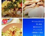 レンジ蒸し鶏の簡単アレンジ☆木曜/1週間作り方14写真