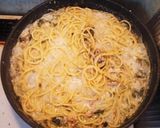 絶品☆鶏肉とたまねぎの海苔クリームパスタ作り方4写真