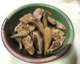 豚肉ごぼうきのこのしぐれ煮☆作り方4写真
