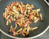 ベーコンきのこ★ペペロンチーノ作り方5写真